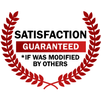 Satisfaction Guaranteed - if was modified by others